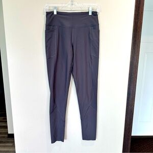 Victoria’s Secret Sport Gray Stretch Women’s Yoga Leggings Pockets Workout Gym